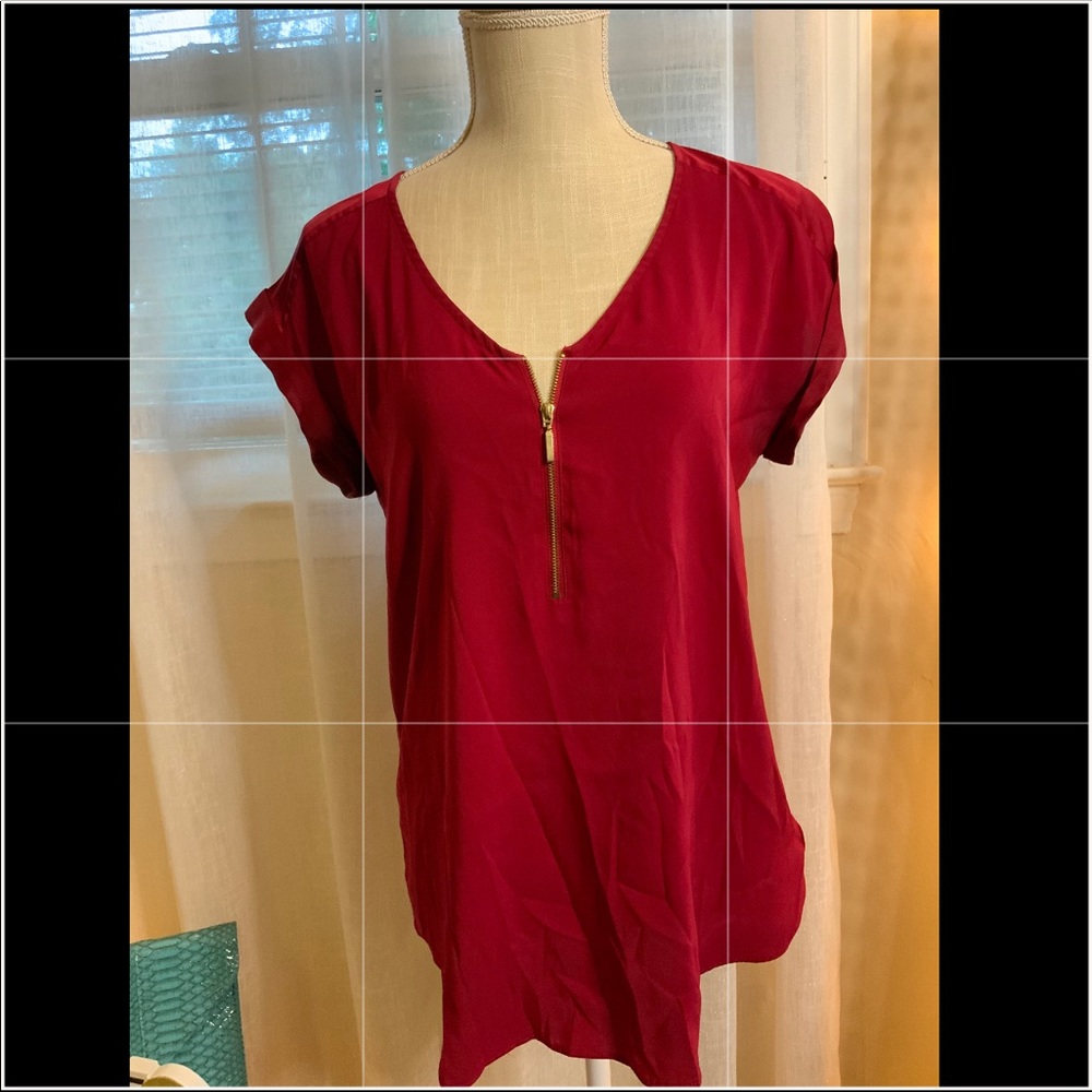 Dark Red/ Burgundy blouse